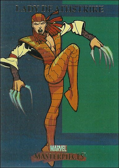 2007 Marvel Masterpieces (Parallel Foil Base Set) card 49 Lady Deathstrike