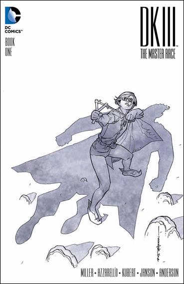 Dark Knight III: The Master Race issue 1-OC Brian Stelfreeze Heroes Aren't Hard B&W Cover