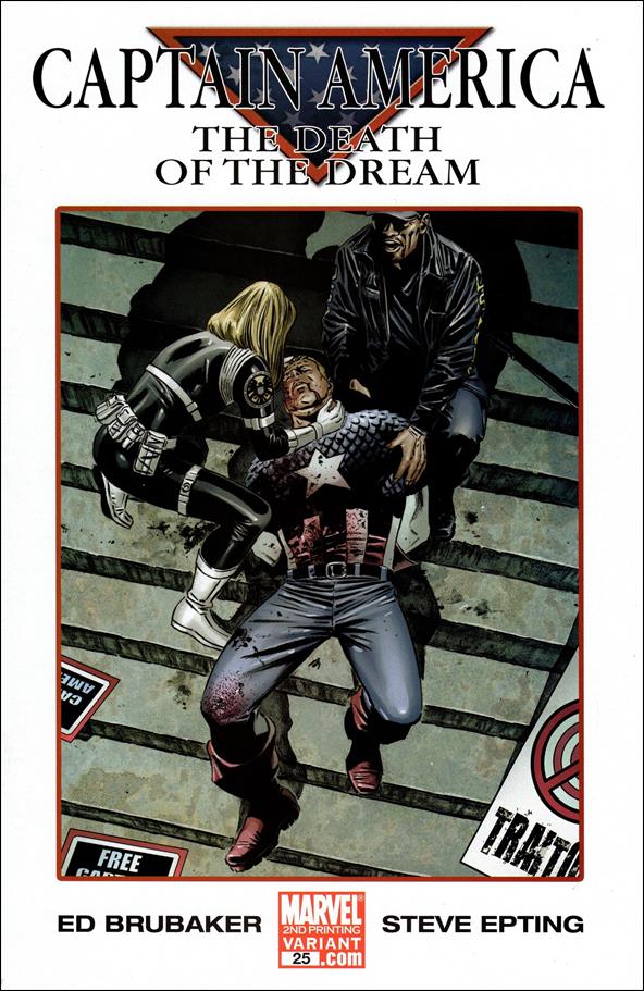 Captain America (2005) issue 25-D Steve Epting Cover (2nd Printing)