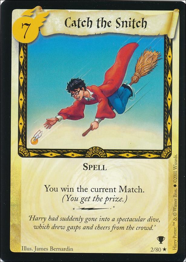 Harry Potter: Quidditch Cup (Base Set) card 2 Catch the Snitch
