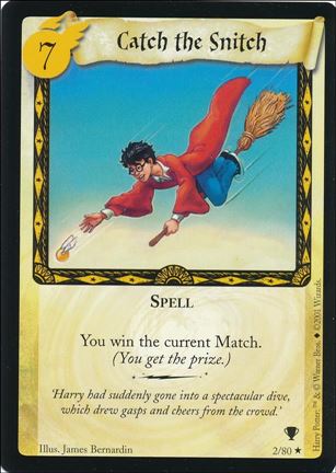 Harry Potter: Quidditch Cup (Base Set) card 2 Catch the Snitch