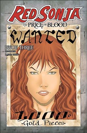 Red Sonja: Price of Blood issue 3-D Walter Geovani Cover