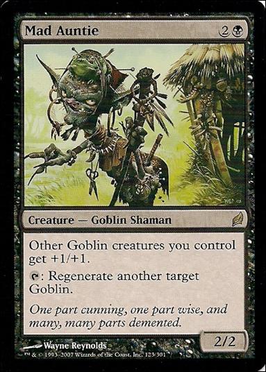 Magic the Gathering: Lorwyn (Base Set) card 123 Mad Auntie