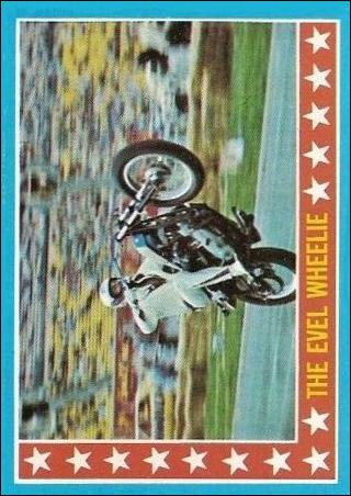 Evel Knievel (Base Set) card 2 The Evel Wheelie