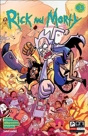 Rick and Morty (2023) issue 3 Fred C. Stressing Cover