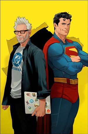 Superman Unlimited (2025) issue 1-F Dan Mora James Gunn Cameo Cardstock Cover