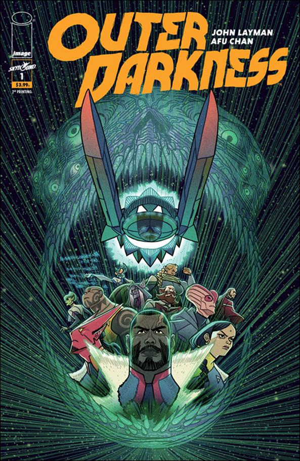 Outer Darkness issue 1-B Second Printing Cover