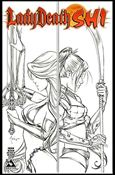 Lady Death/Shi: Preview issue 1-H Billy Tucci Pencil Art Cover, 1/500