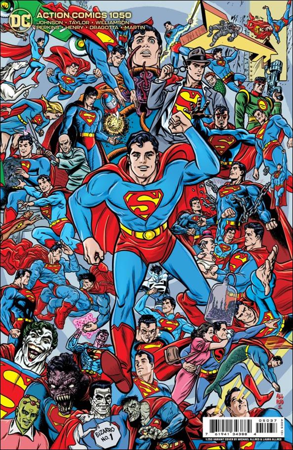 Action Comics (1938) issue 1050-Y Michael Allred 1:250 Cardstock Cover
