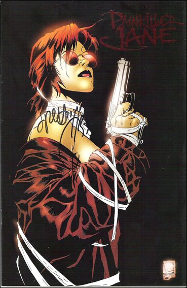 Painkiller Jane (1997) issue 1-E Joe Quesada Red Foil Cover