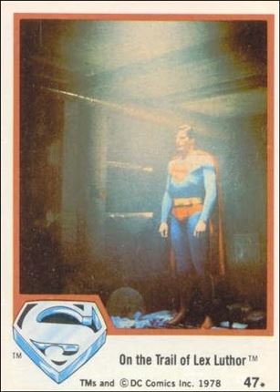Superman (Movie) Series 1 (Base Set) card 47 On the Trail of Lex Luthor