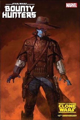 Star Wars: Bounty Hunters issue 38-C Erik M. Gist Clone Wars 15th Anniversary Cover