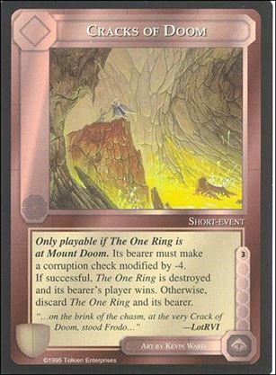 Middle-Earth: The Wizards (Base Set) card 87 Cracks of Doom