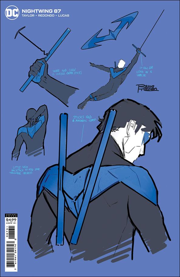 Nightwing (2016) issue 87-C Bruno Redondo 1:25 Design Cardstock Cover