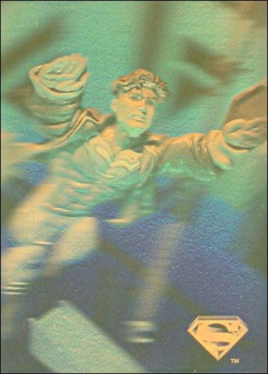 Superman Holo Series (Gold Hologram Parallel Base Set) card 17 “Don’t Call Me Superboy!” 