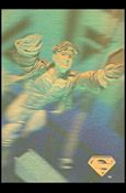 Superman Holo Series (Gold Hologram Parallel Base Set) card 17 “Don’t Call Me Superboy!” 