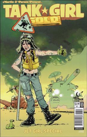 Tank Girl: Tank Girl Gold issue 3-B Philip Bond Cover
