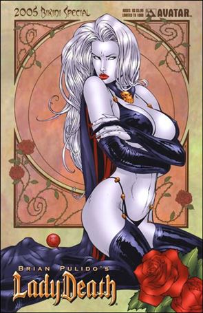 Brian Pulido's Lady Death: 2005 Bikini Special issue 1-L Roses Cover 1/1000