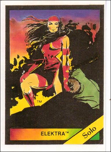 Marvel Universe (Base Set) card 81 Elektra
