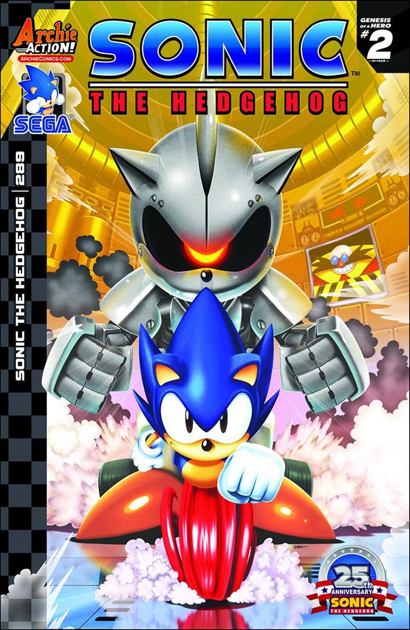 Sonic the Hedgehog (1993) issue 289 Patrick "Spaz" Spaziante Cover