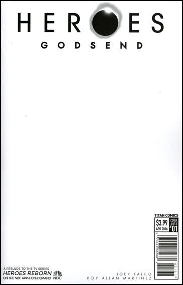 Heroes: Godsend issue 1-C Blank/Sketch Cover