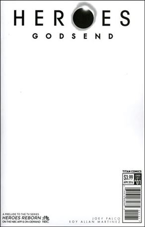 Heroes: Godsend issue 1-C Blank/Sketch Cover