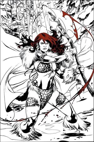 Red Sonja: Black White Red issue 1-L Emanuela Lupacchino Virgin Cover