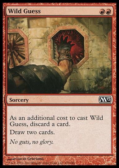 Magic the Gathering: 2013 Core Set (Base Set) card 157 Wild Guess
