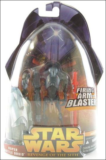 Star Wars: Revenge of the Sith 3 3/4" Basic Action Figures figure 4 Super Battle Droid (Firing Arm Blaster!)
