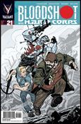Bloodshot and H.A.R.D.Corps issue 21-C Tom Fowler 1:25 Cover