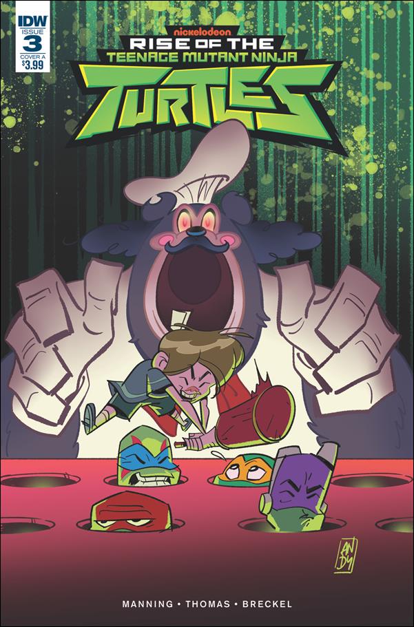 Rise of the Teenage Mutant Ninja Turtles issue 3 Andy Suriano Cover