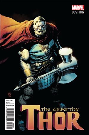 Unworthy Thor issue 5-C Leinil Francis Yu 1:50 Cover