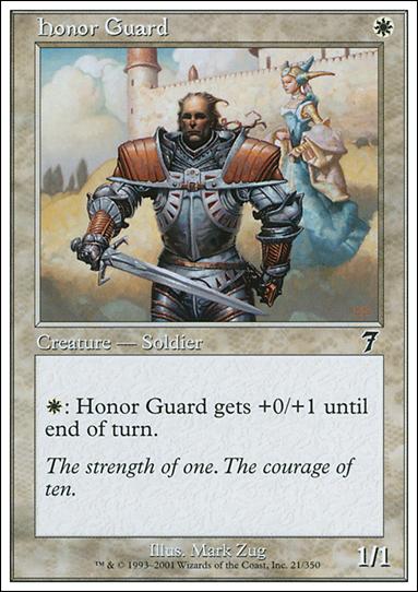 Magic the Gathering: 7th Edition (Base Set) card 21 Honor Guard