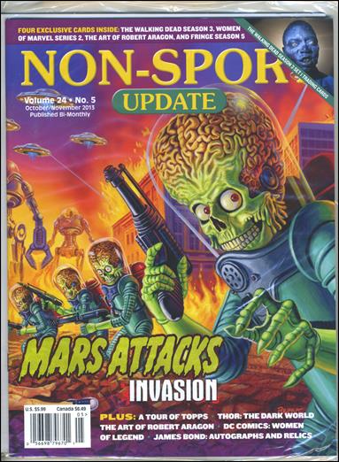 Non-Sport Update (2013) issue 5 Polybagged with Promo Cards