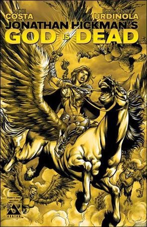 God is Dead issue 41-F Jose Luis Gilded Cover