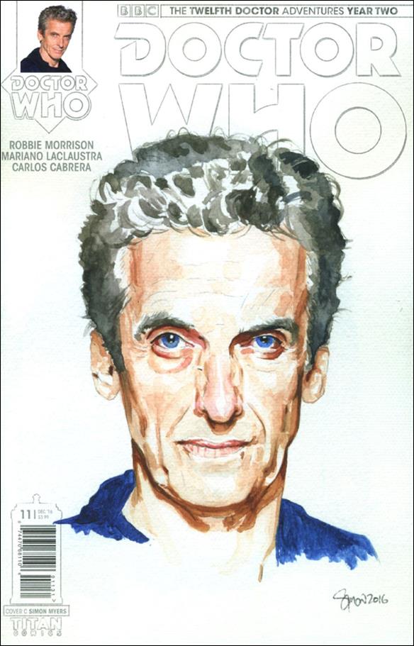 Doctor Who: The Twelfth Doctor Year Two issue 11-C Simon Myers Water Color Cover