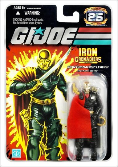G.I. Joe 25th Anniversary Basic 3 3/4" Action Figures figure 9 Destro (Iron Grenadier Leader)