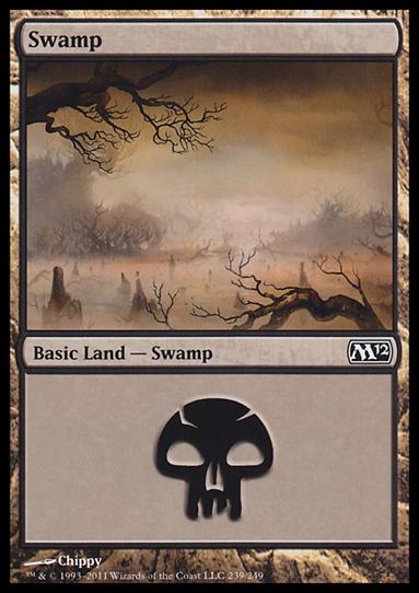 Magic the Gathering: 2012 Core Set (Base Set) card 239 Swamp