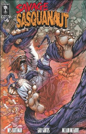 Savage Sasquanaut issue 4-B Craig Babiar Cover