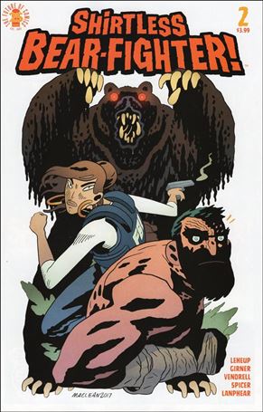 Shirtless Bear-Fighter issue 2-C Andrew Maclean Cover