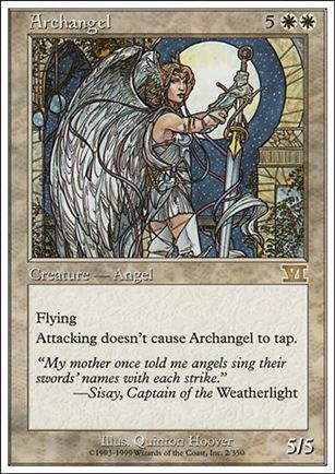 Magic the Gathering: 6th Edition (Base Set) card 2 Archangel