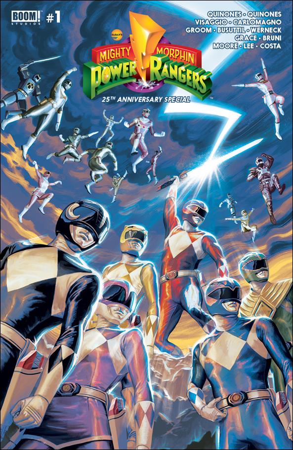 Mighty Morphin Power Rangers 25th Anniversary Special issue 1 Steve Morris Cover