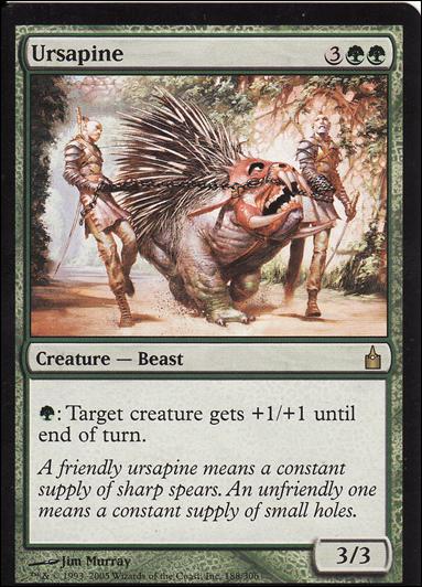 Magic the Gathering: Ravnica (Base Set)  card 188 Ursapine