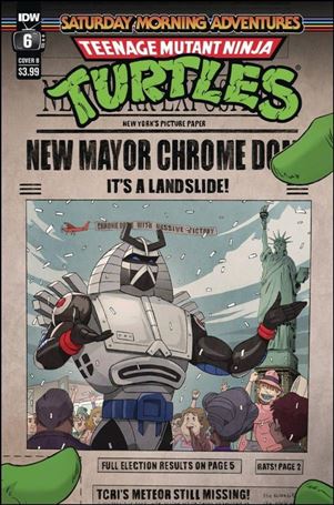 Teenage Mutant Ninja Turtles: Saturday Morning Adventures Continued issue 6-B Dan Schoening Cover