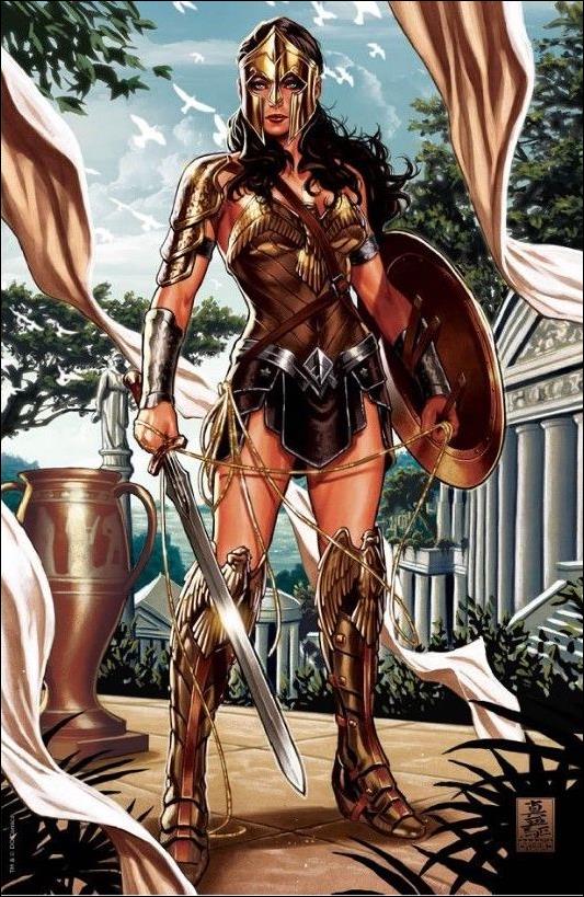 Justice League (2018) issue 1-JP Mark Brooks ComicSketchArt Armor Cover 1/2000