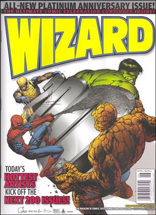 Wizard: The Magazine of Comics, Entertainment and Pop Culture issue 200.1 Platimun Edition JoeQ/McNiven/Hitch/Turner Cover