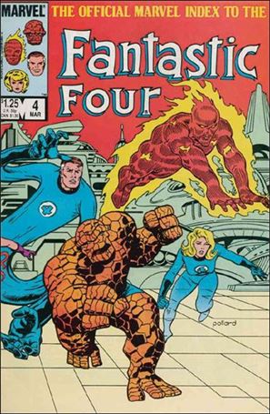 Official Marvel Index to the Fantastic Four issue 4 Wraparound by Keith Pollard