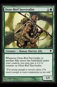 Magic The Gathering: Zendikar (Base Set) card 174 Oran-Reif Survivalist