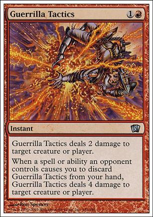 Magic the Gathering: 8th Edition (Base Set) card 192 Guerrilla Tactics