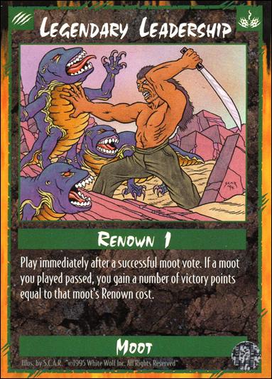 Rage Limited (Base Set) card 153 Legendary Leadership 